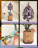 ROBOTIME 3D Puzzle Flowers Wooden Model Kits For Adults To Build, Artificial Flowers For Decoration, Home Decor Accessories Living Room, Gifts For Women On Valentine's Day, Flower Bouquet TW021