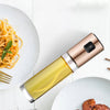 BBQ Healthy Kitchen Cooking Oil Vinegar Spray Bottle Push Type Oil Spray BottlePump Oil Tank Leakproof BBQ Sprayer BBQ Tools Kitchen Gadgets
