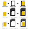Three-piece SIM card