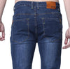 Jeans Slim Straight With Generous Give and Comfortable Waist Fit