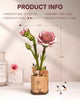 ROBOTIME 3D Puzzle Flowers Wooden Model Kits For Adults To Build, Artificial Flowers For Decoration, Home Decor Accessories Living Room, Gifts For Women On Valentine's Day & Birthday, TW051