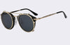 Fashionable And Vintage Dual Purpose Cover Mirror Flat Mirror Men's And Women's Sunglasses