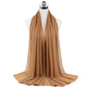70x180cmMonochrome Pearl Chiffon Hijab Scarf