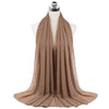 70x180cmMonochrome Pearl Chiffon Hijab Scarf