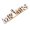 MR&MRS Creative Home Furnishing Decoration Wedding Props Wooden English Letter Decoration Wedding Decoration Ornaments