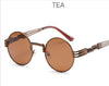 Gold Metal Fashion John Lennon Round Sunglasses Steampunk Sunglasses Mens Womens Retro Vintage Coating Mirrored Eyewear Shades