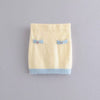 Small fragrant diamond buttoned fur skirt