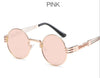 Gold Metal Fashion John Lennon Round Sunglasses Steampunk Sunglasses Mens Womens Retro Vintage Coating Mirrored Eyewear Shades