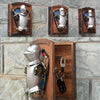 Retro Key Box Home Decoration Wrought Iron Office Wooden Box