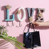 American Country Creative Wooden Decoration HOME LOVE Hook