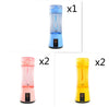 Portable Electric Fruit Juicer Wireless USB Rechargeable Mini Mixer Multifunction Summer Smoothie Blender Machine Kitchen Supplies
