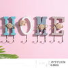 American Country Creative Wooden Decoration HOME LOVE Hook