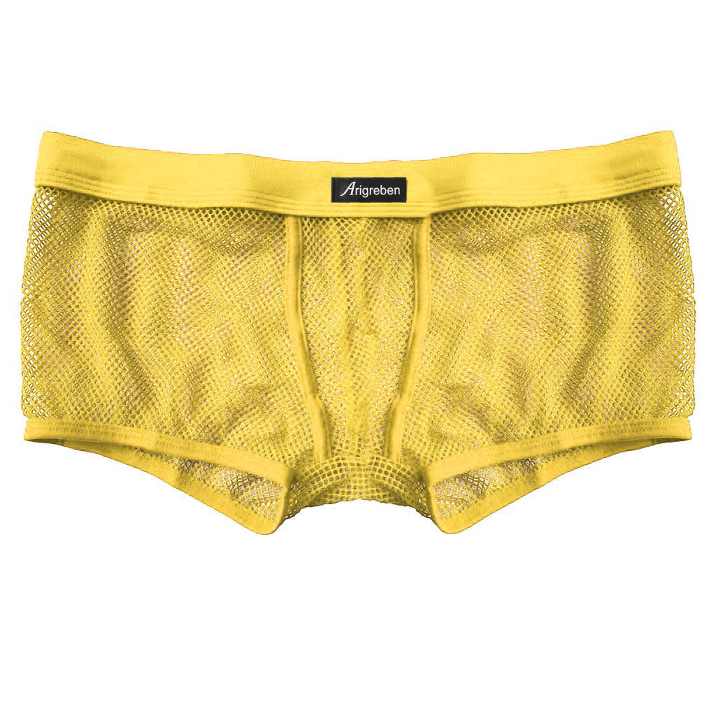 Men's Underwear Mesh Breathable Boxers Transparent
