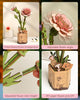 ROBOTIME 3D Puzzle Flowers Wooden Model Kits For Adults To Build, Artificial Flowers For Decoration, Home Decor Accessories Living Room, Gifts For Women On Valentine's Day & Birthday, TW051