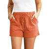 Casual Pants Cross-border Solid Color High Waist Drawstring Straight Shorts