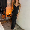Backless Pleating Sling Dress Women's Clothing