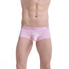 Men's Low Waist Solid Color Cotton Breathable Comfortable Boxers Underwear Boxer