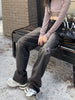 Women's Jeans New Fashion Retro Straight-leg Pants Design