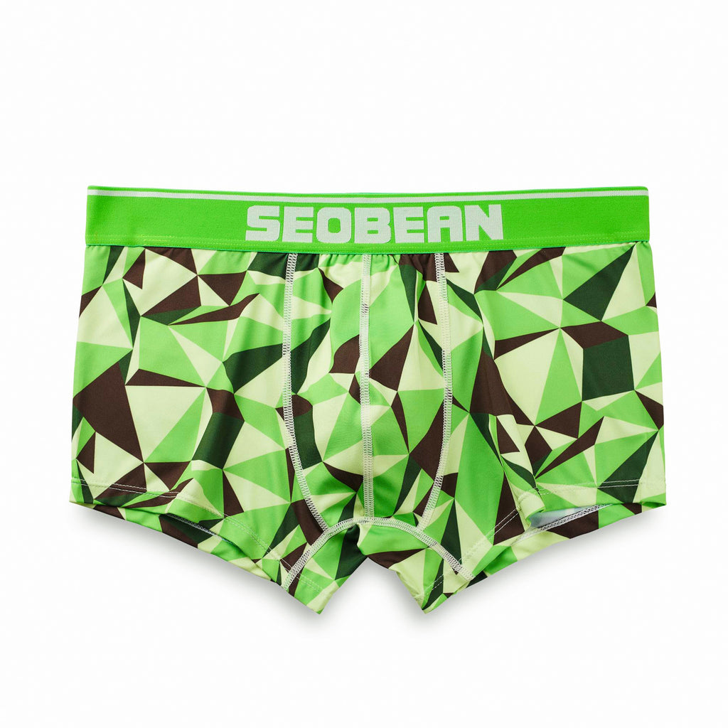 Fashion Geometry Pattern U Convex Boxers