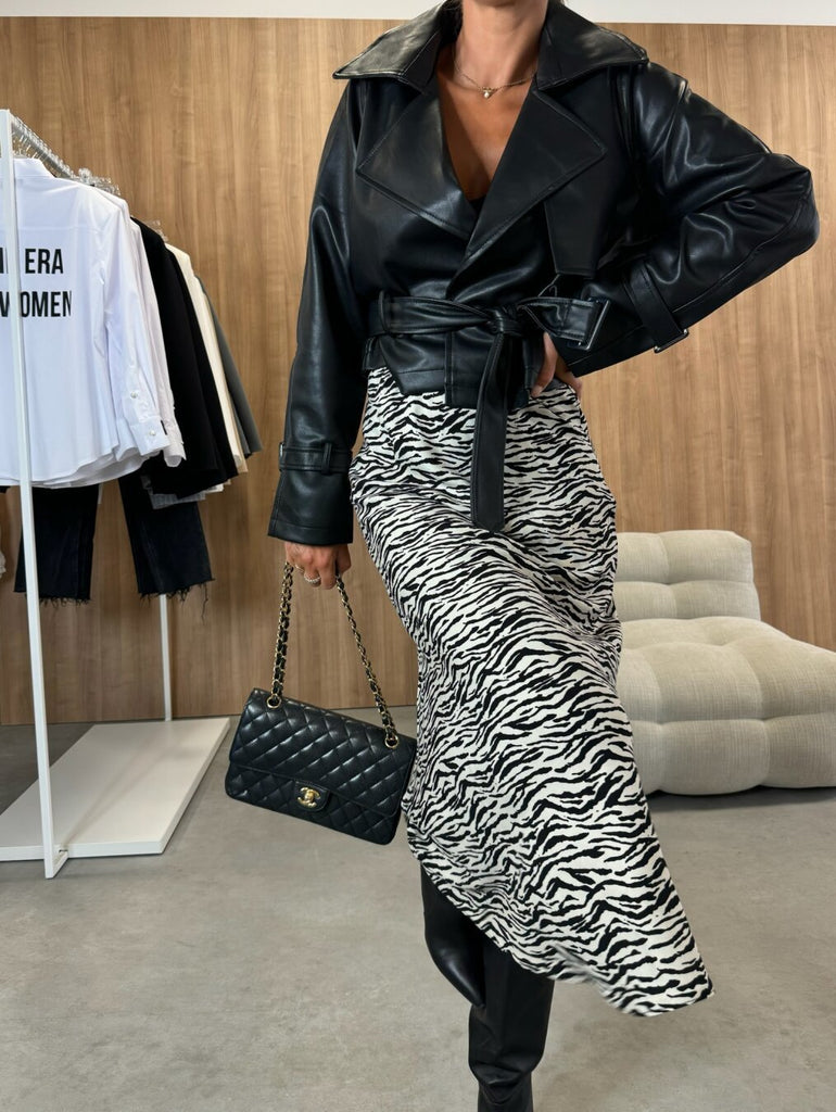 Fashion High Waist Print Women's Skirt