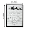 Home Mom Wooden Plate Decoration