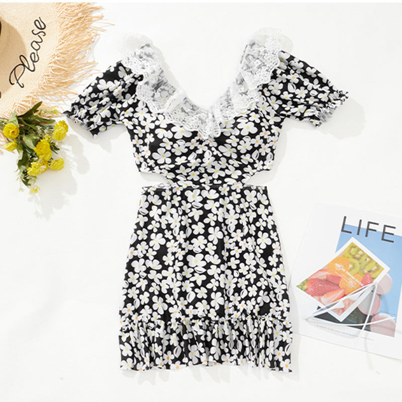 Retro Summer Floral Women's Swimsuit