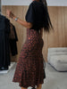 Fashion High Waist Print Women's Skirt