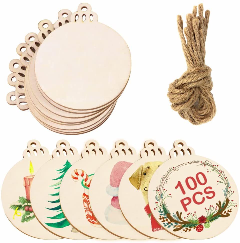 Christmas Home Decoration Articles Wooden Pendant