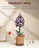 ROBOTIME 3D Puzzle Flowers Wooden Model Kits For Adults To Build, Artificial Flowers For Decoration, Home Decor Accessories Living Room, Gifts For Women On Valentine's Day, Flower Bouquet TW021