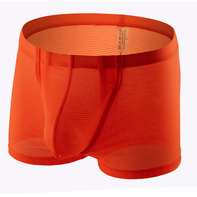 Design Mesh Boxers Sexy Trend Men's Underwear