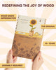 ROBOTIME 3D Puzzle Flowers Wooden Model Kits For Adults To Build, Artificial Flowers For Decoration, Home Decor Accessories Living Room, Gifts For Women On Valentine's Day, Flower Bouquet TW011