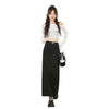 Pleated Split Skirt Women's Autumn All-matching