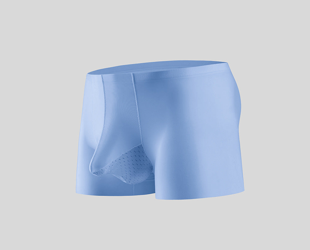 Ice Silk Separation Mesh Quick-drying Breathable Trunk Underpants Bullet Separation Boxers