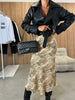 Fashion High Waist Print Women's Skirt