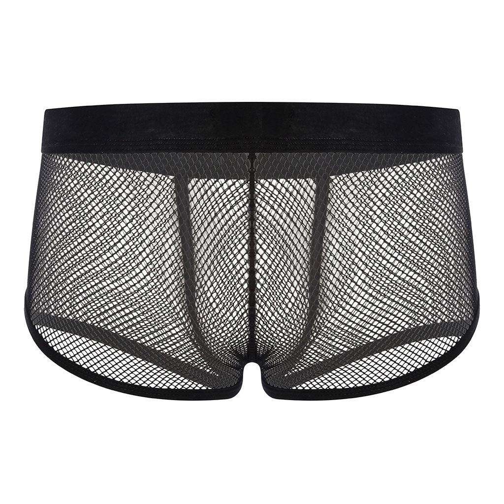 Men's Underwear Mesh Breathable Boxers Transparent