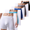 Men's Lengthened Boxers Breathable Mesh Underpants Sports