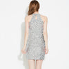 Sexy Cold-shoulder Sleeveless Sequined Women's Clothing Dress