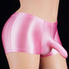 Aircraft Pants Men's Boxers Shiny Silky High Elastic Underwear Lift Shorts Breathable Tights