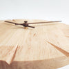 Punch-free Solid Wooden Wall Clock For Home Living Room Decoration