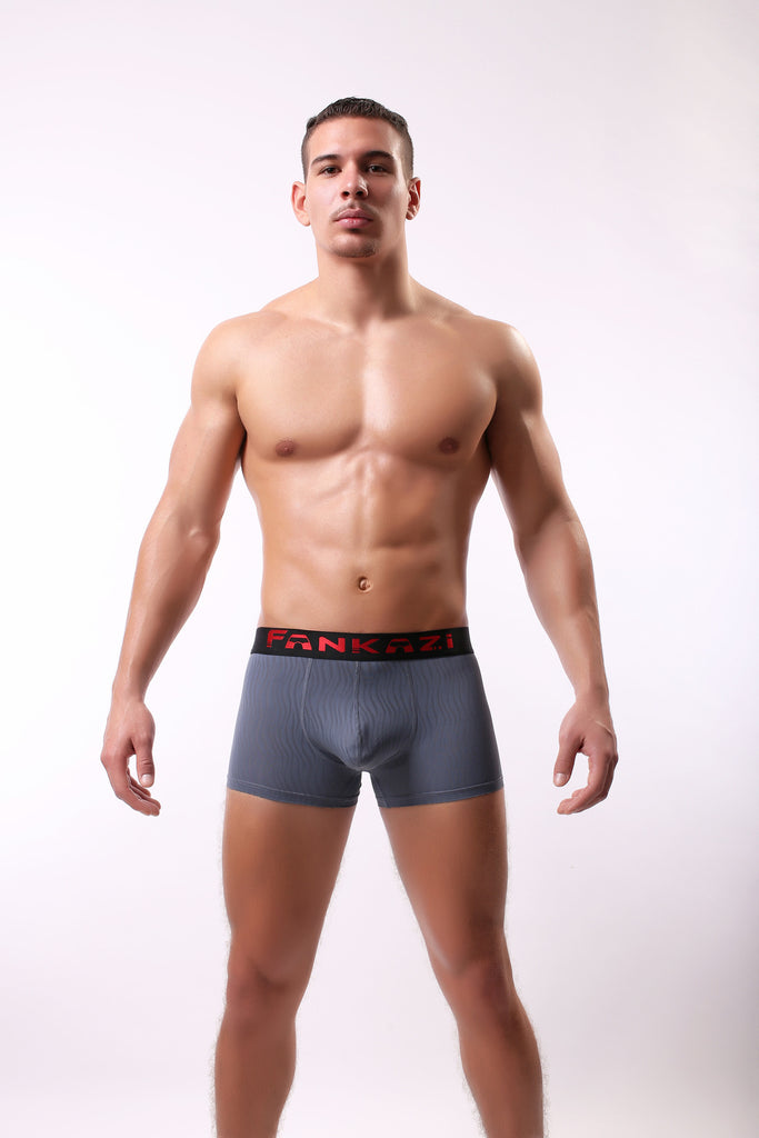 Striped Men's Underwear Breathable Close-fitting Boxers