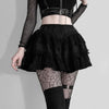Heavy Work Dark Lace Puffy Skirt