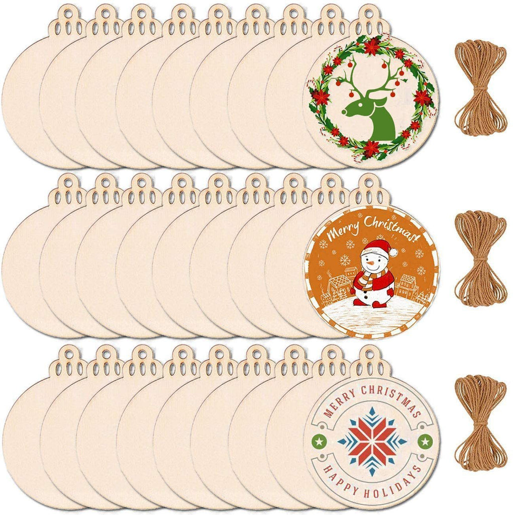 Christmas Home Decoration Articles Wooden Pendant