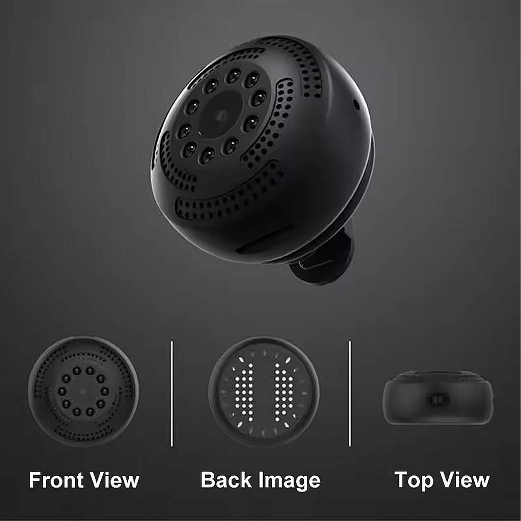 Mini Magnetic Wireless WiFi Spy Camera (Free 16GB SD card included)