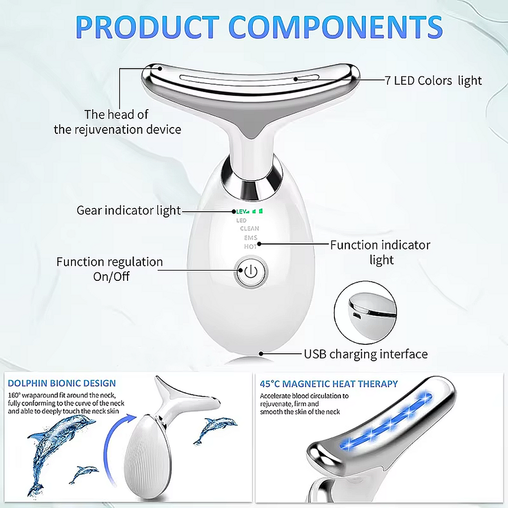 7-in-1 Anti-Aging Skin-Tightening Massager
