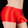 Aircraft Pants Men's Boxers Shiny Silky High Elastic Underwear Lift Shorts Breathable Tights