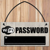 Creative WiFi Password Listing Welcome Door Plate Wooden Craftwork Home Decoration Pendant