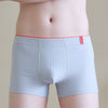 Men's Mid-waist Striped Breathable Boxers