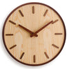 Simple Chinese Style Wall Clock Wooden Modern Home Living Room Decoration