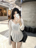 Pure Desire Style Lace Sun Protection T-shirt Women's Clothing Summer Design Thin Slightly Transparent Smock Top