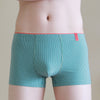 Men's Mid-waist Striped Breathable Boxers
